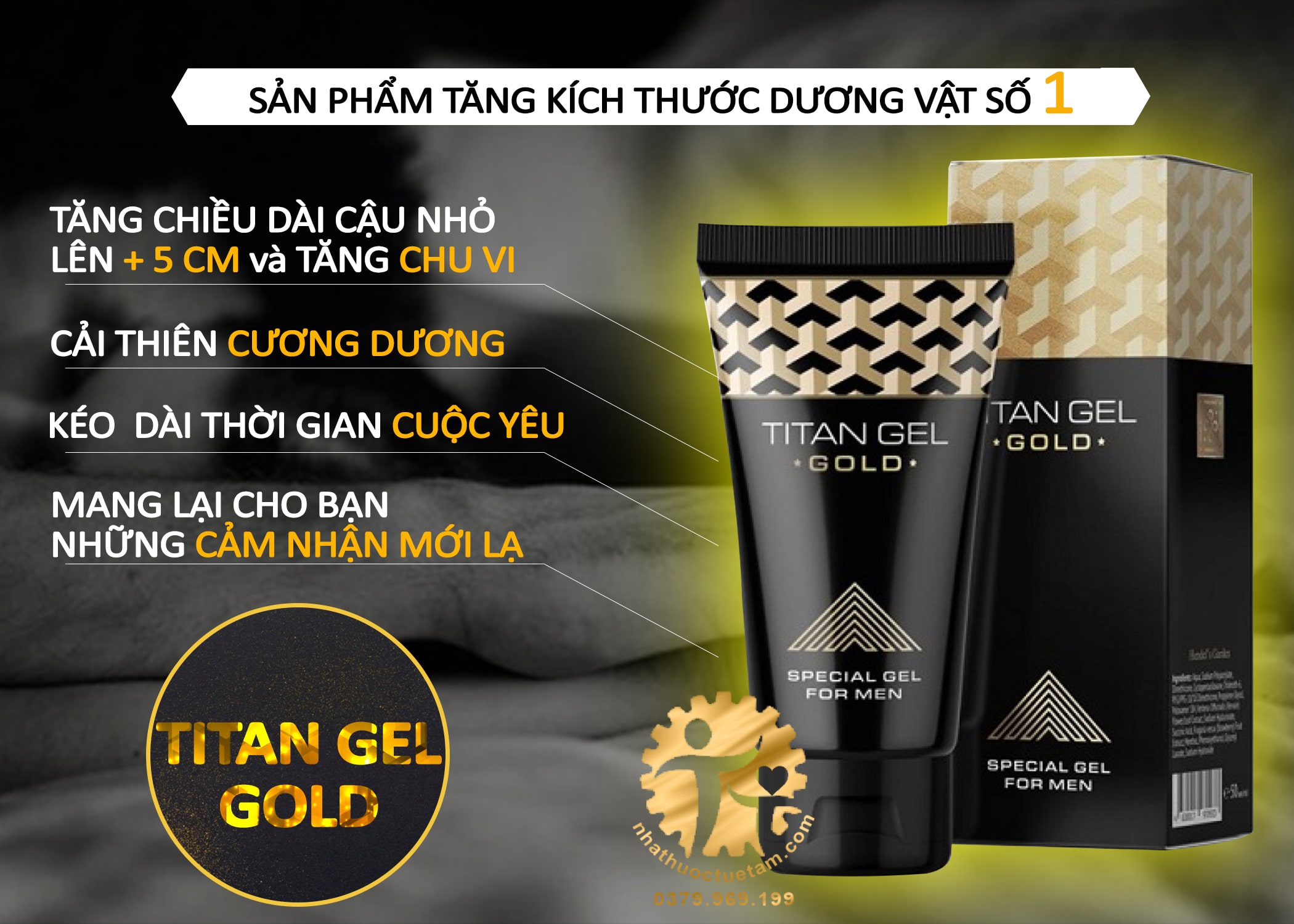 Gel Titan gold
