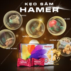 kẹo sâm hamer có thành phần gì