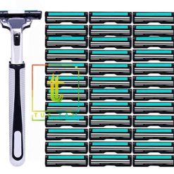Dao cạo râu cho nam 36 lưỡi - Bộ Cạo Râu Dành Cho Nam Cao Cấp