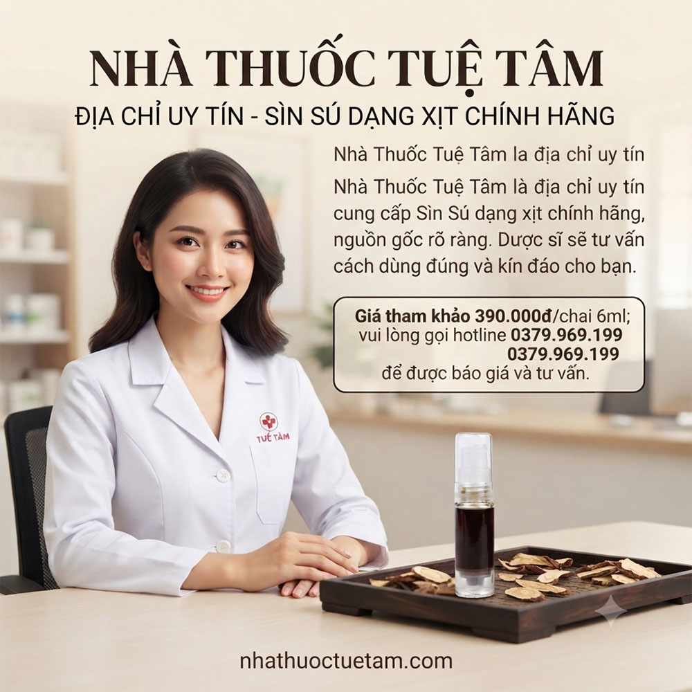 Sìn Sú dạng xịt chính hãng 6ml: bản cao cấp, xịt tiện lợi kéo dài thời gian - Ảnh 4