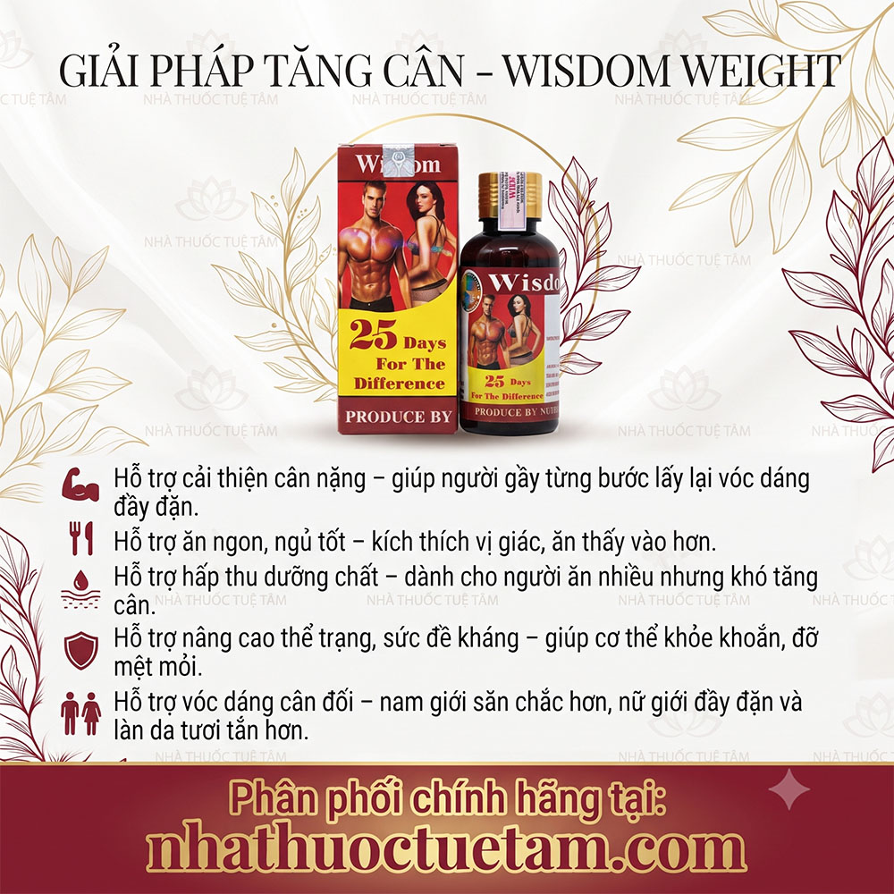 công dụng thuốc tăng căn wisdom weight