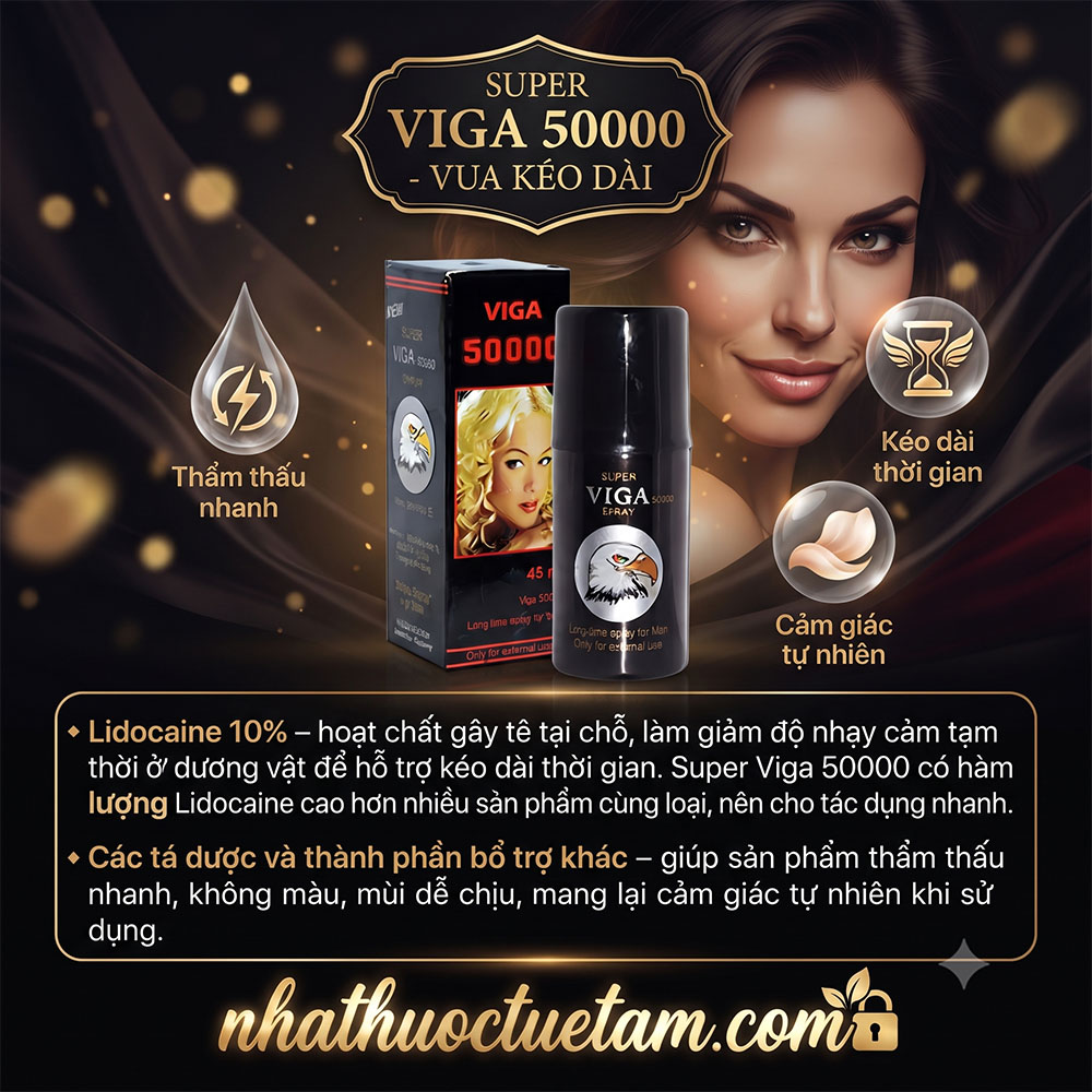 Chai xịt Super Viga 50000 chính hãng Đức: kéo dài thời gian, tự tin làm chủ cuộc yêu - Ảnh 6